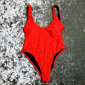 Swimsuits For All Red One-Piece Swimsuit